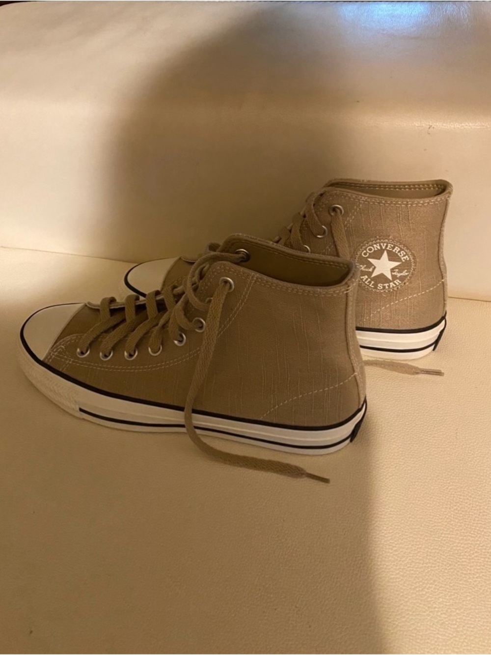 NWB Converse All Star Tan Snickers in Canvas/Cotton